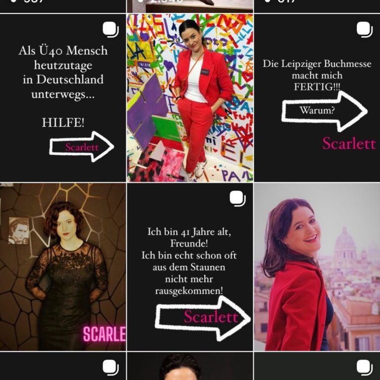 Instagramaccount Autorin und humorvolle Texte